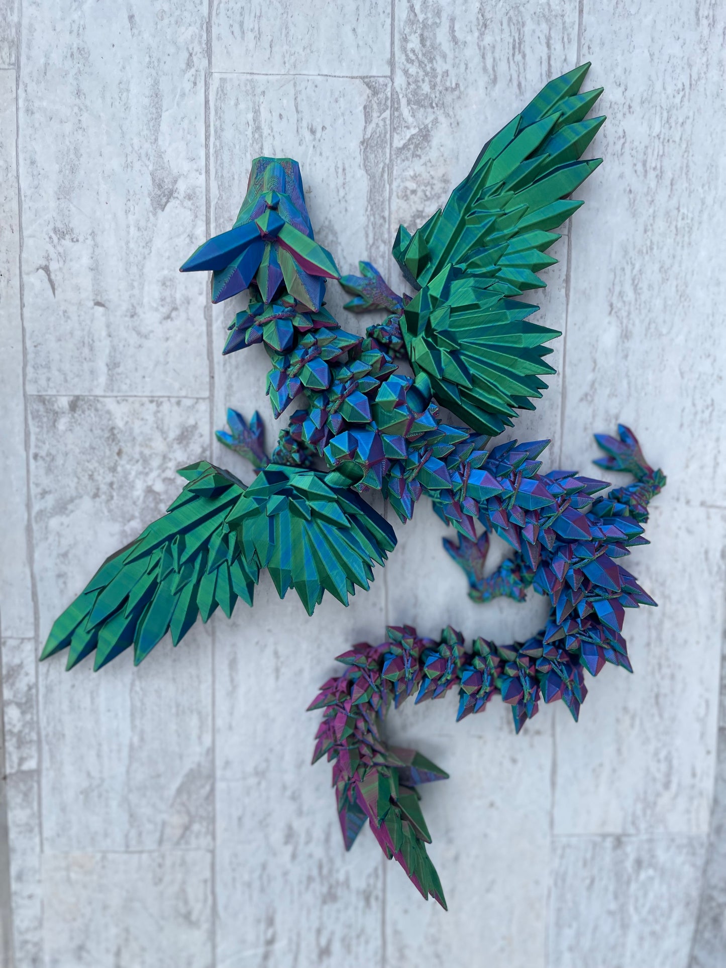 3D Printed Crystal Wing Dragon