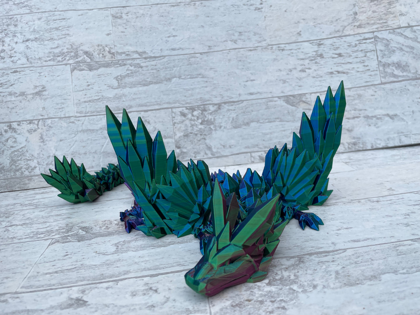 3D Printed Crystal Wing Dragon