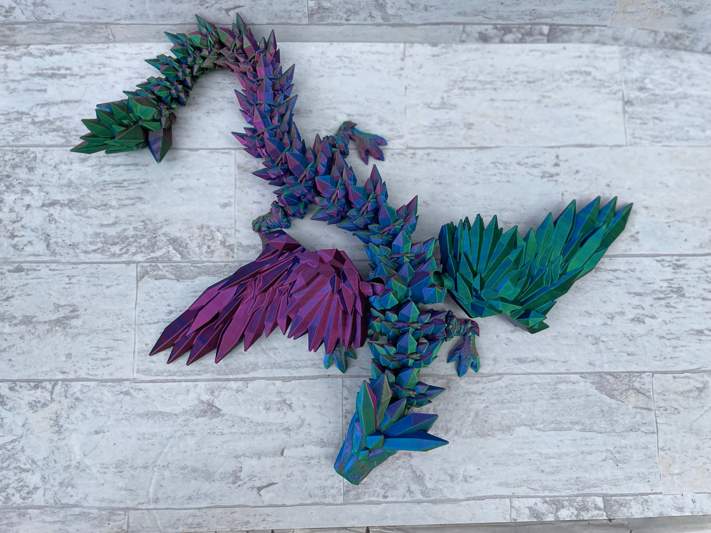 3D Printed Crystal Wing Dragon