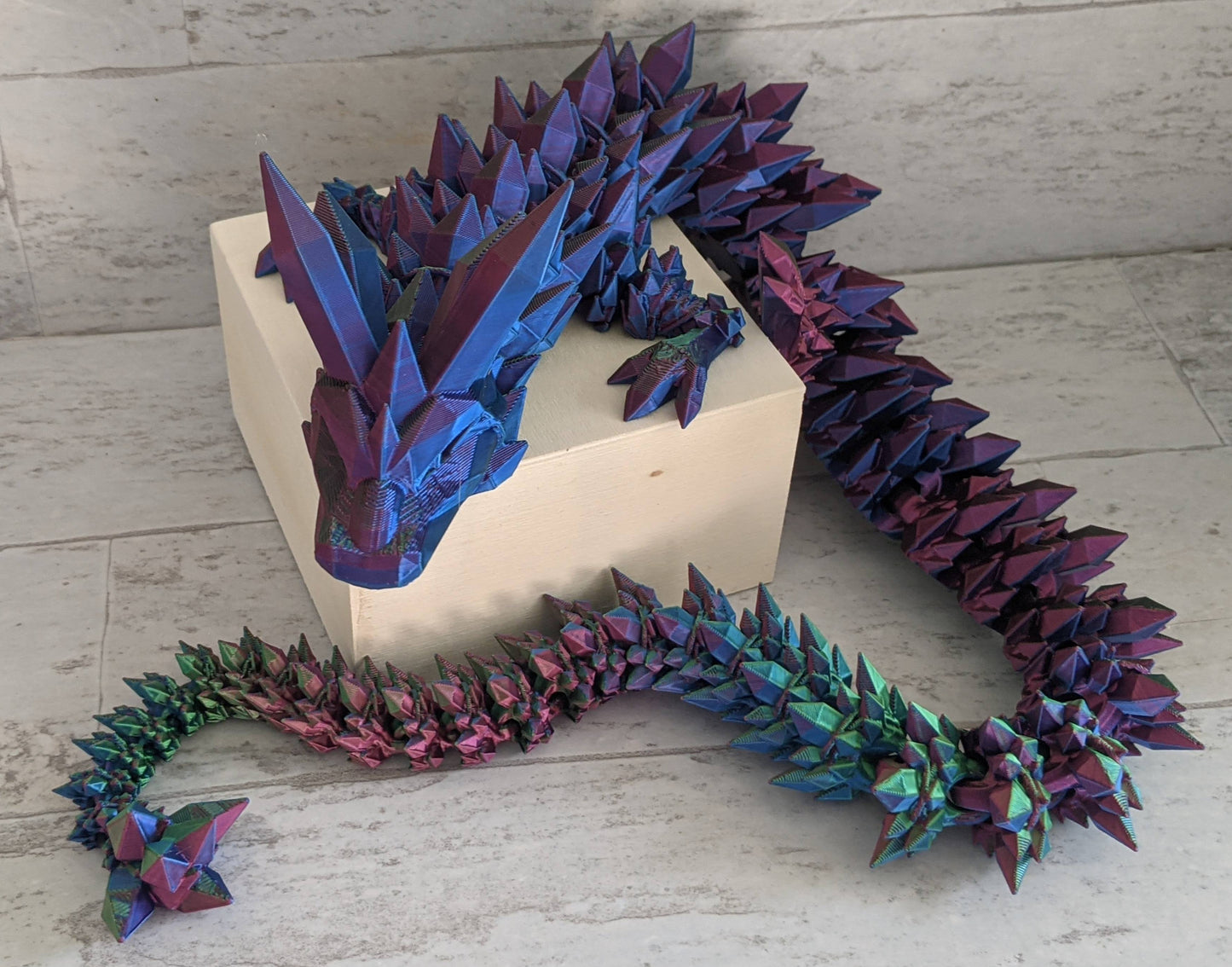 3D Printed Crystal Dragon