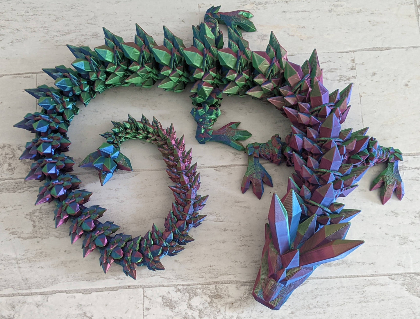 3D Printed Crystal Dragon