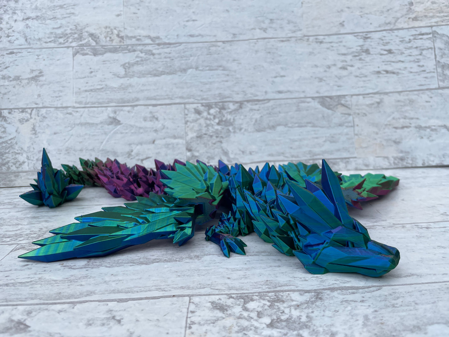 3D Printed Crystal Wing Dragon