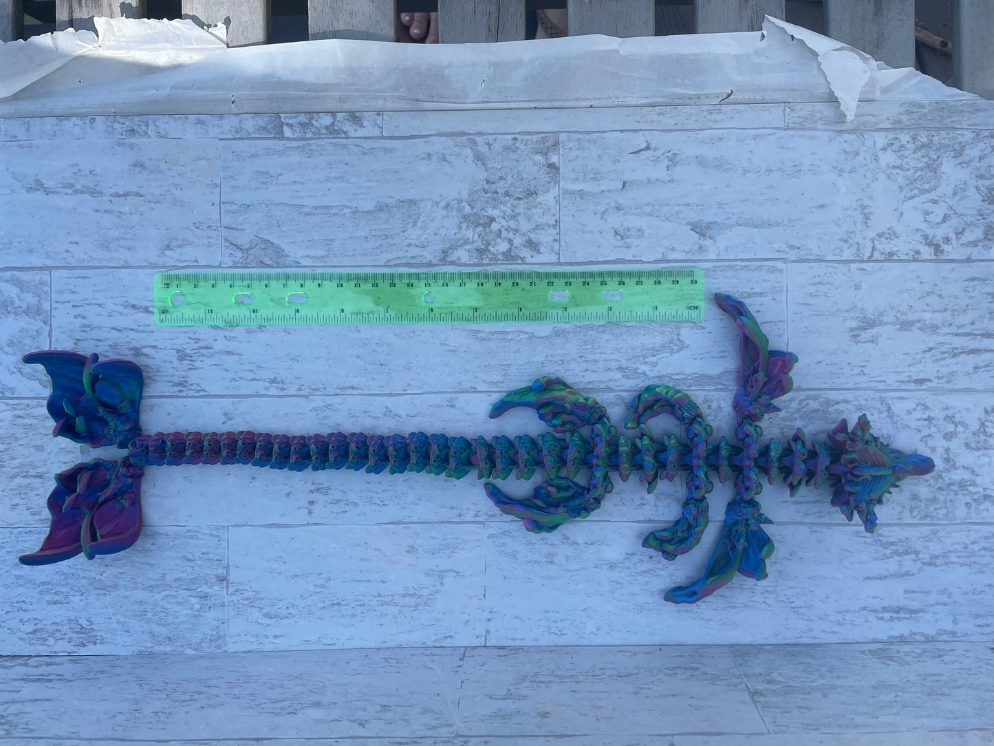 3D Printed Coral Reef Dragon