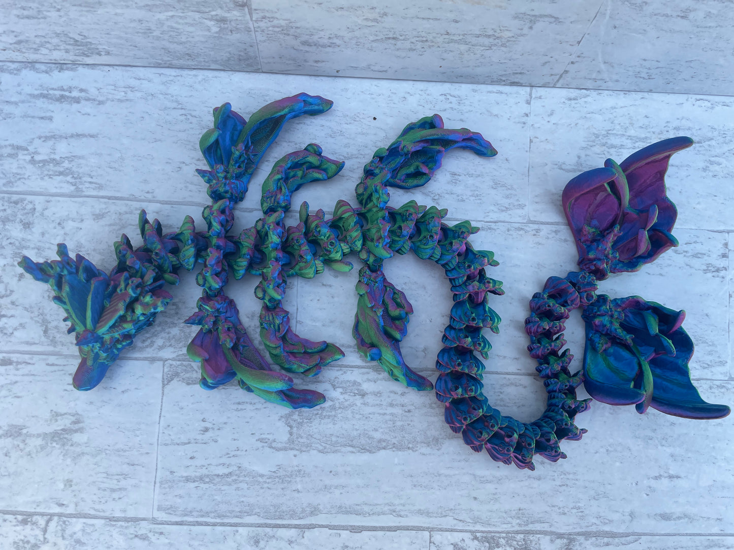 3D Printed Coral Reef Dragon