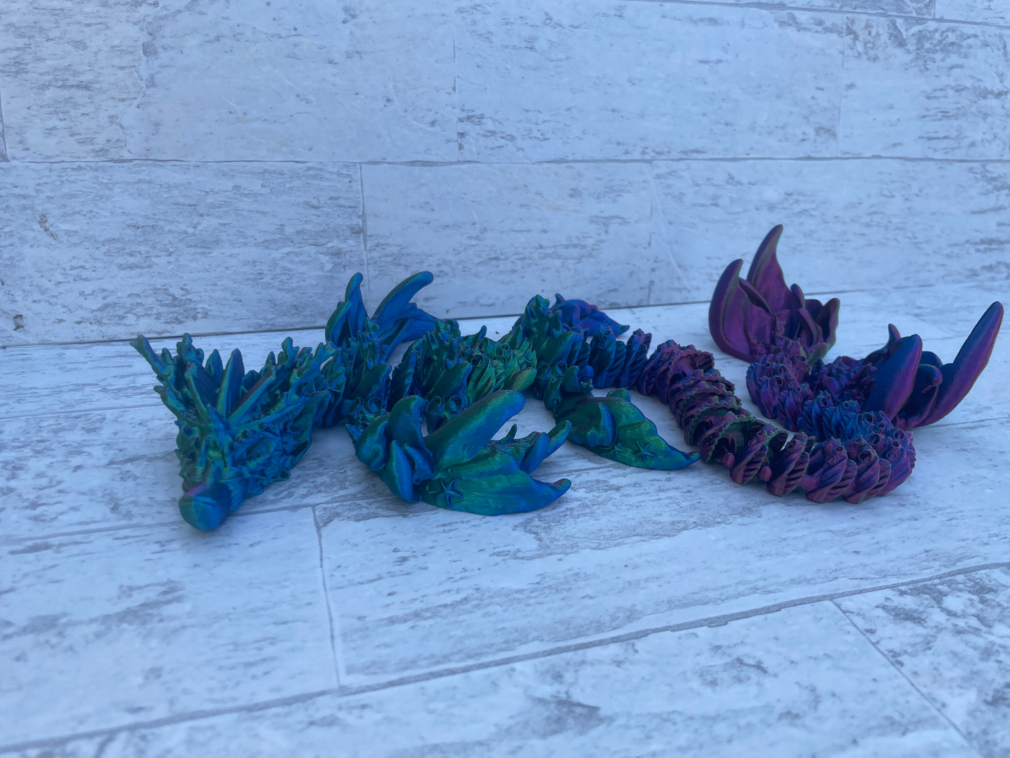 3D Printed Coral Reef Dragon