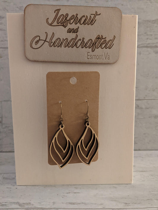 laser cut earring