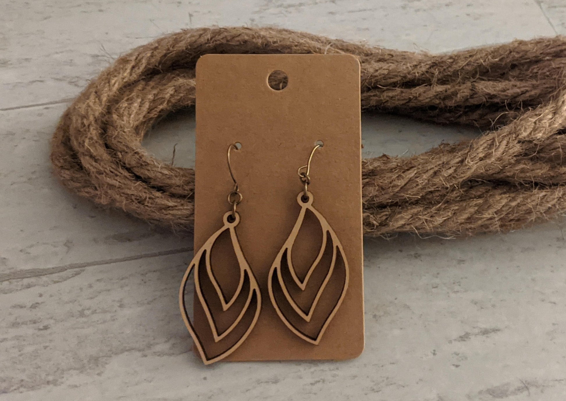 laser cut earrings
